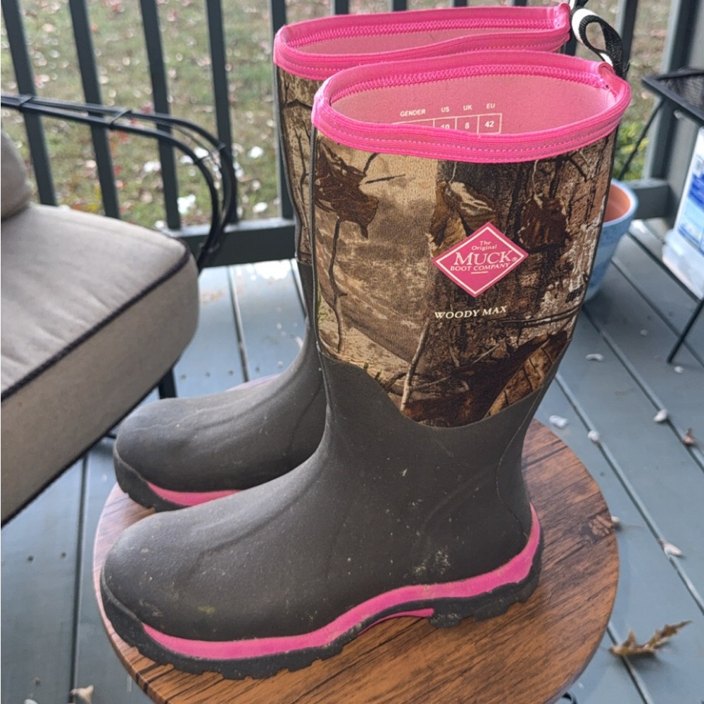 Women's Woody Max Boots - Brown and Pink